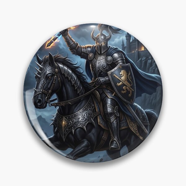Item preview, Knight of Rods - tarot card designed and sold by Studio77-Gothic.