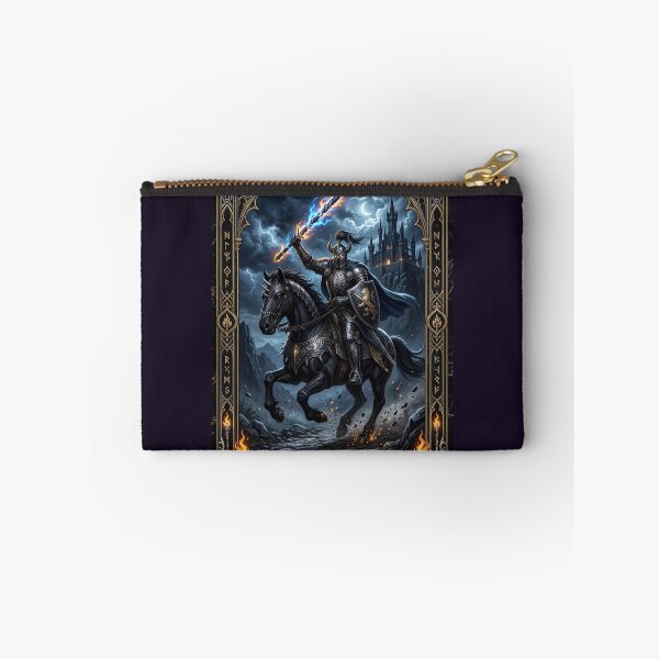Item preview, Knight of Rods - tarot card designed and sold by Studio77-Gothic.