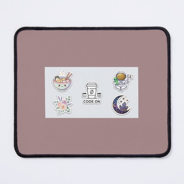 Item preview, Cute Aesthetic Mini Sticker Pack Bundle , Kawaii Food Space Celestial Sticker Pack , Aesthetic Pastel Coder Space Sticker Set designed and sold by StickerVerseStudio.