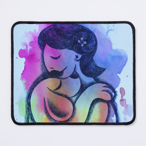 Item preview, Girl with her dog designed and sold by Myrarte.