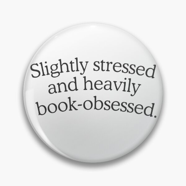 Item preview, Slightly Stressed And Heavily Book Obsessed Retro Reader Sticker designed and sold by Shopno7.