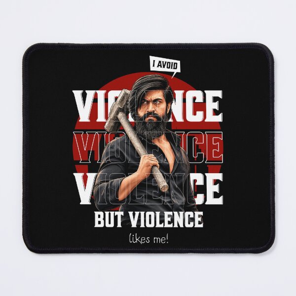 Item preview, I Avoid Violence But Violence | Rocky Bhai South Indian Mass Attitude designed and sold by America Mowa.