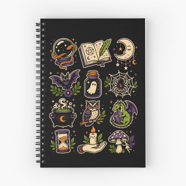 Item preview, Enchanting witchy elements for magical vibes halloween designed and sold by rafaeltto.