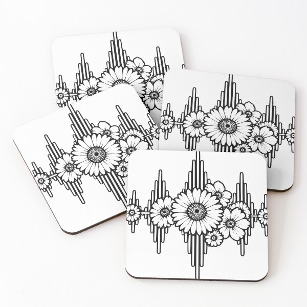 Item preview, Flower Soundwave Art Design designed and sold by Pommes im Bett.