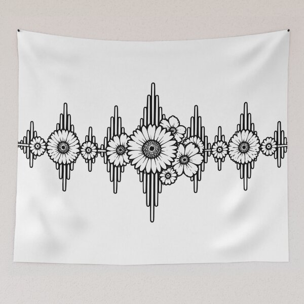 Item preview, Flower Soundwave Art Design designed and sold by Pommes im Bett.