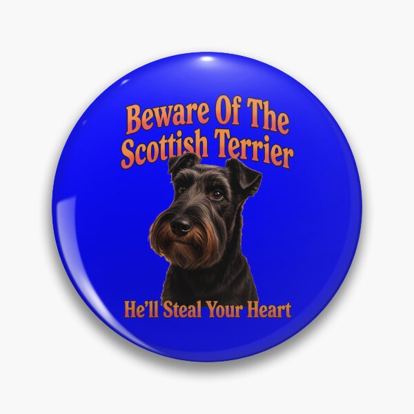 Item preview, Beware Of The Scottish Terrier He’ll Steal Your Heart Design designed and sold by fantasticdesign.