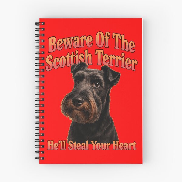 Item preview, Beware Of The Scottish Terrier He’ll Steal Your Heart Design designed and sold by fantasticdesign.
