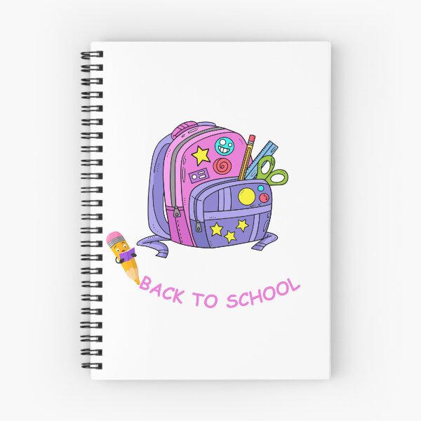 Item preview, Cute Pink Purple School Supplies Backpack – Back to School Design designed and sold by BigDigital.