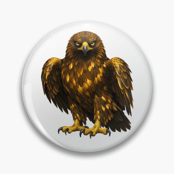 Item preview, Majestic Golden Eagle Detailed Art Illustration designed and sold by AmirArtisanVibe.
