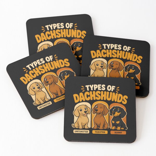 Item preview, Types of Dachshunds Doxie Cute Dog Design designed and sold by rafaeltto.