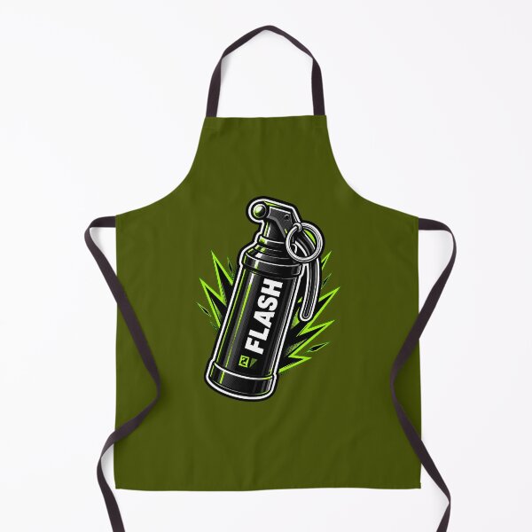 Item preview, Neon Green Flash Grenade Gaming Sticker designed and sold by 3dleonardo.