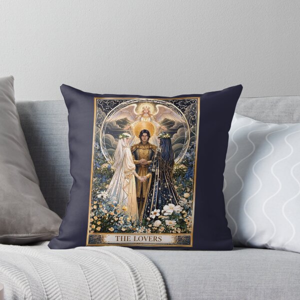 Item preview, The Lovers Tarot Card | Gothic Romantic Occult Art designed and sold by MythicMood.