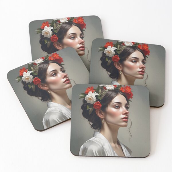 Item preview, Woman with flowers  designed and sold by MK26Designs.