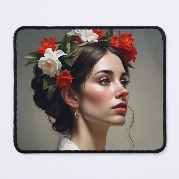 Item preview, Woman with flowers designed and sold by MK26Designs.