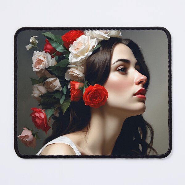 Item preview, Woman with flowers designed and sold by MK26Designs.