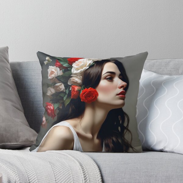Item preview, Woman with flowers designed and sold by MK26Designs.