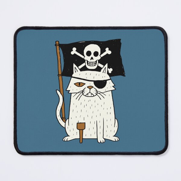 Item preview, Captain Whiskers Pirate Cat designed and sold by Studio Bootleg.