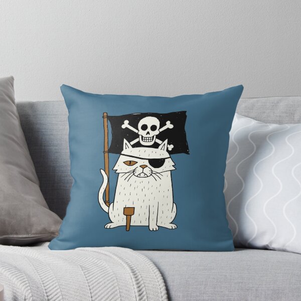 Item preview, Captain Whiskers Pirate Cat designed and sold by Studio Bootleg.