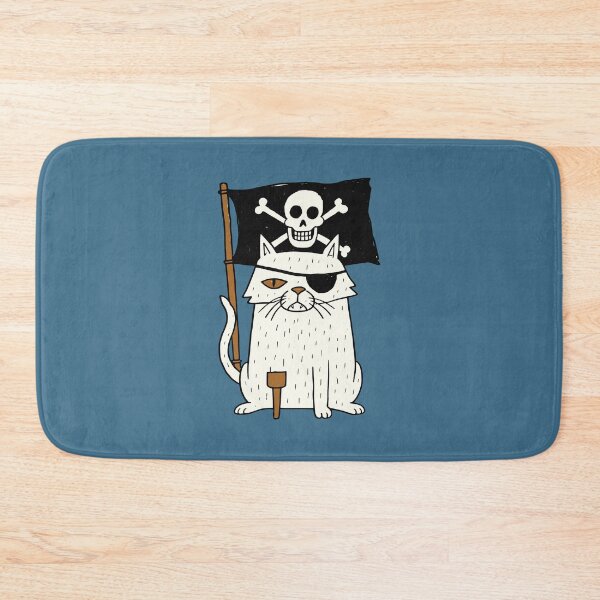 Item preview, Captain Whiskers Pirate Cat designed and sold by Studio Bootleg.
