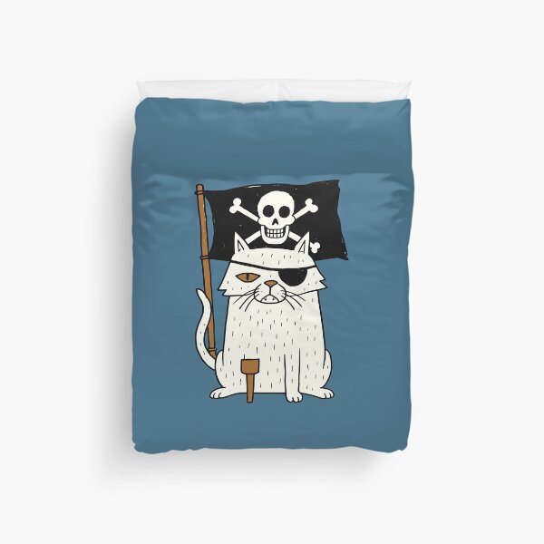 Item preview, Captain Whiskers Pirate Cat designed and sold by Studio Bootleg.