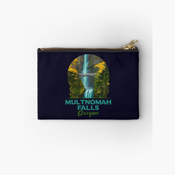 Item preview, Multnomah Falls Oregon Vintage Art designed and sold by LinaValearte.
