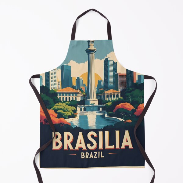 Item preview, Brasilia Brazil Vintage Travel Tourism designed and sold by TravelersGems.