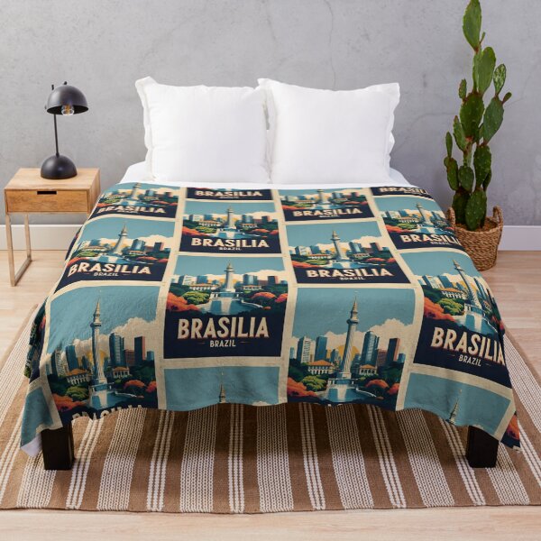 Item preview, Brasilia Brazil Vintage Travel Tourism designed and sold by TravelersGems.