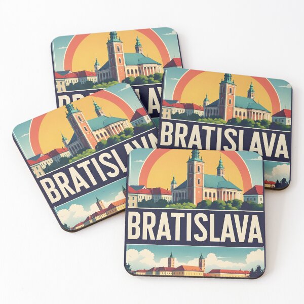 Item preview, Bratislava Slovakia Vintage Travel Tourism designed and sold by TravelersGems.