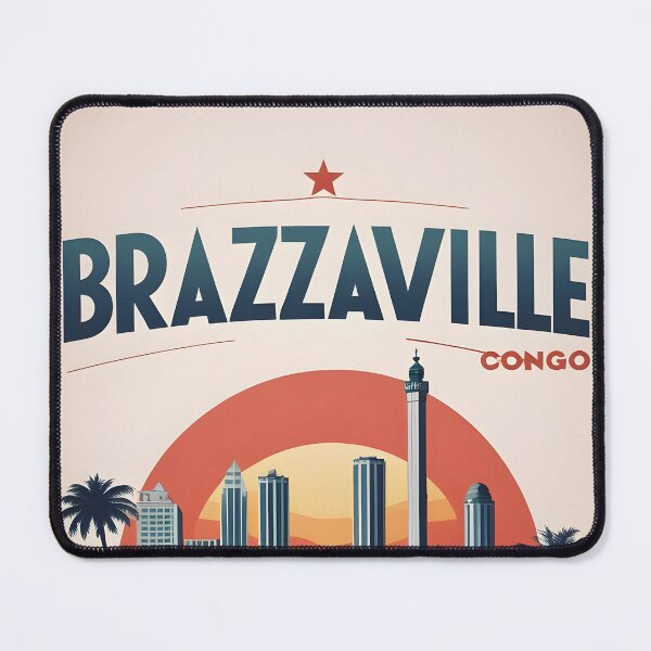 Item preview, Brazzaville Congo Vintage Travel Tourism designed and sold by TravelersGems.