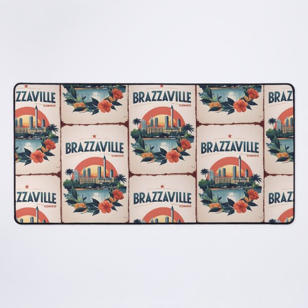 Item preview, Brazzaville Congo Vintage Travel Tourism designed and sold by TravelersGems.