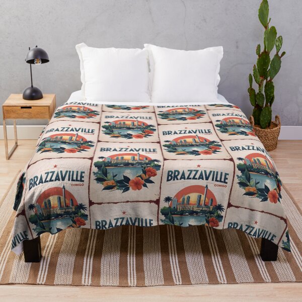 Item preview, Brazzaville Congo Vintage Travel Tourism designed and sold by TravelersGems.