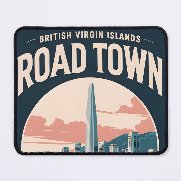 Item preview, Road Town British Virgin Islands Vintage Travel designed and sold by TravelersGems.