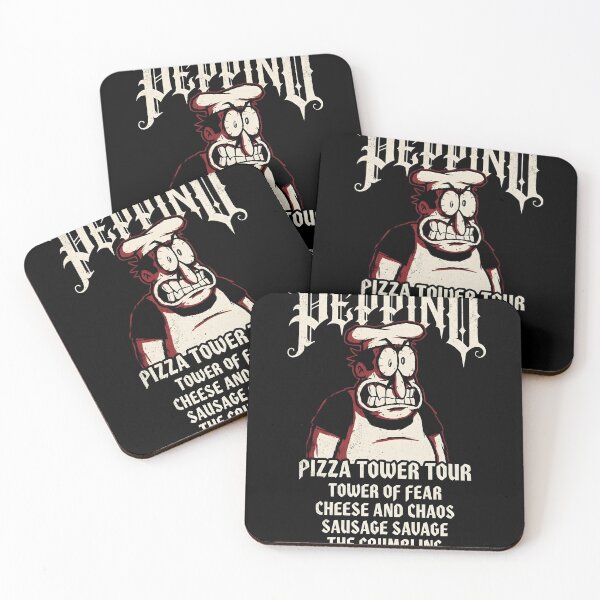 Artikelvorschau, Peppino Pizza Tower Band Tee Gaming Graphic Tee entworfen und verkauft von Senpaiwaves.