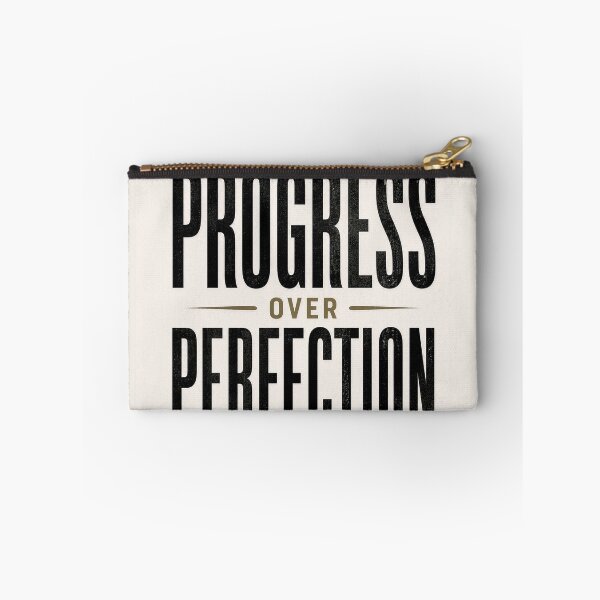 Item preview, Progress Over Perfection Motivational Quote designed and sold by AndyGordon125.