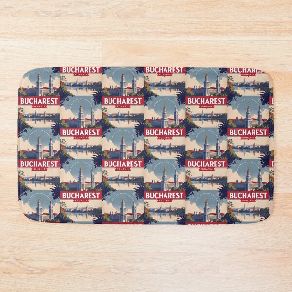 Item preview, Bucharest Romania Vintage Travel Tourism designed and sold by TravelersGems.