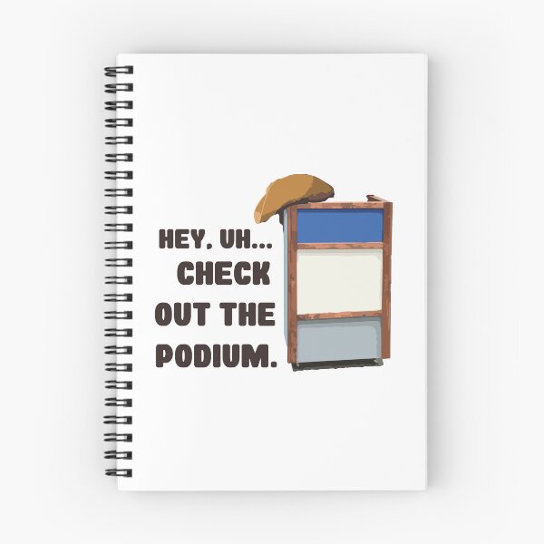 Item preview, Hey, check the podium // Funny 80s Kid Humor designed and sold by Scaryzz.