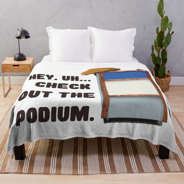 Item preview, Hey, check the podium // Funny 80s Kid Humor designed and sold by Scaryzz.