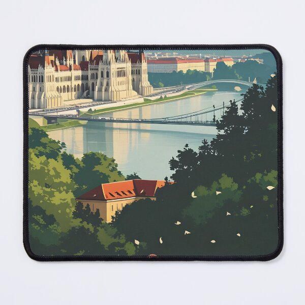 Item preview, Budapest Hungary Vintage Travel Tourism designed and sold by TravelersGems.