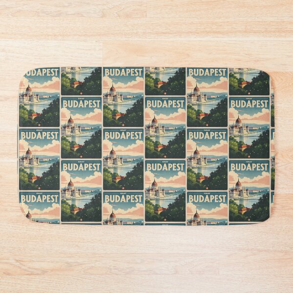 Item preview, Budapest Hungary Vintage Travel Tourism designed and sold by TravelersGems.