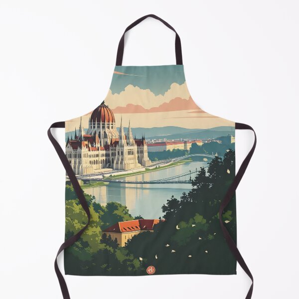 Item preview, Budapest Hungary Vintage Travel Tourism designed and sold by TravelersGems.