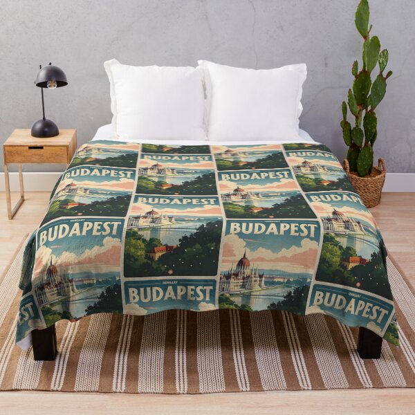 Item preview, Budapest Hungary Vintage Travel Tourism designed and sold by TravelersGems.