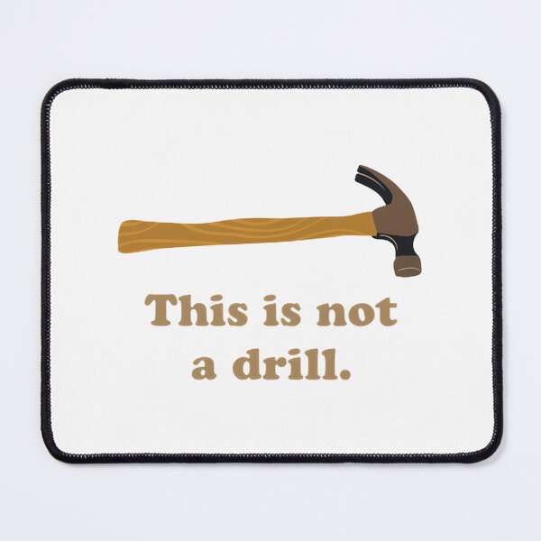 Item preview, Hammer This Is Not A Drill – Bold Graphic Tee For Diy Lovers LIMITED EDITION designed and sold by JELProductions.