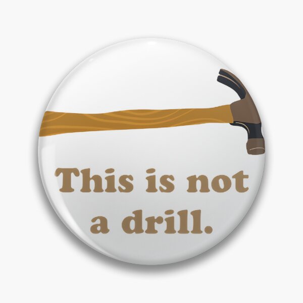 Item preview, Hammer This Is Not A Drill – Bold Graphic Tee For Diy Lovers LIMITED EDITION designed and sold by JELProductions.