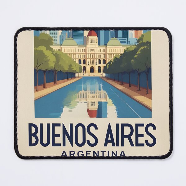 Item preview, Buenos Aires Argentina Vintage Travel Tourism designed and sold by TravelersGems.