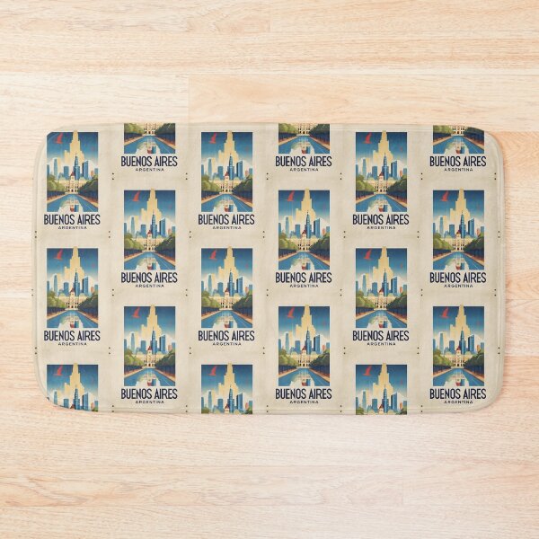 Item preview, Buenos Aires Argentina Vintage Travel Tourism designed and sold by TravelersGems.