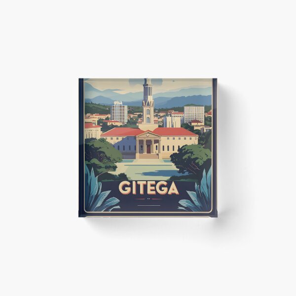 Item preview, Gitega Burundi Vintage Travel Tourism designed and sold by TravelersGems.