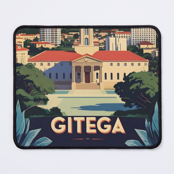 Item preview, Gitega Burundi Vintage Travel Tourism designed and sold by TravelersGems.