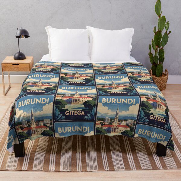 Item preview, Gitega Burundi Vintage Travel Tourism designed and sold by TravelersGems.