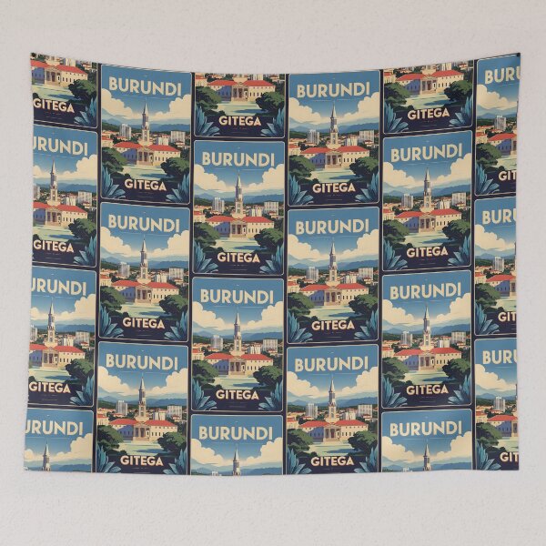 Item preview, Gitega Burundi Vintage Travel Tourism designed and sold by TravelersGems.