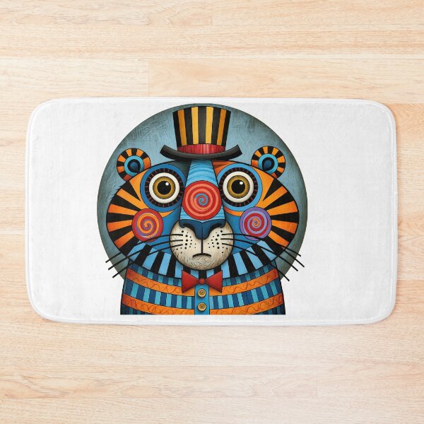 Item preview, T-Shirt - Sticker - Whimsical Tiger Gentleman designed and sold by ForeverPrintsOK.